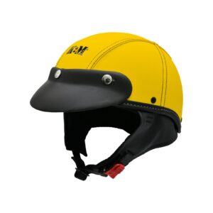 Capacete K2M KIKO Revestido Amarelo Pala Fosca